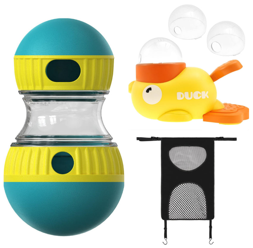 Treat Dispensing Dog Toy Tumbler Slow Feeder Puzzle Ball