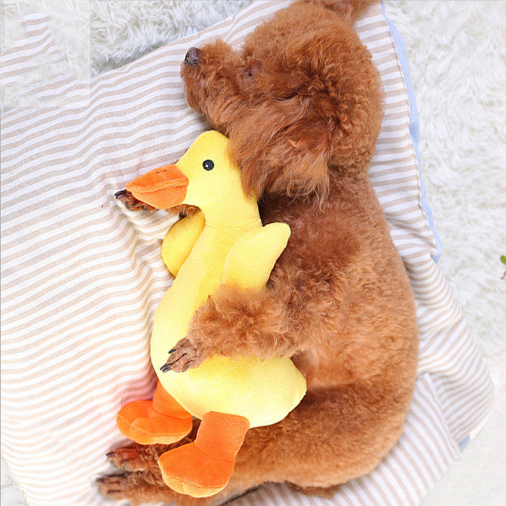 Squeaky Plush Dog Toy for Fetch and Cuddle Time