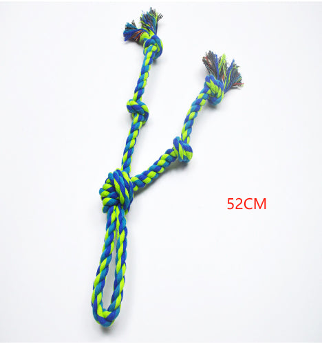 Heavy-Duty Rope Knot Dog Toy for Large Breeds, Dental Chew and Tug