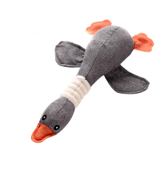 Plush Squeaky Dog Toy with Built-In Sound for Puzzle Play