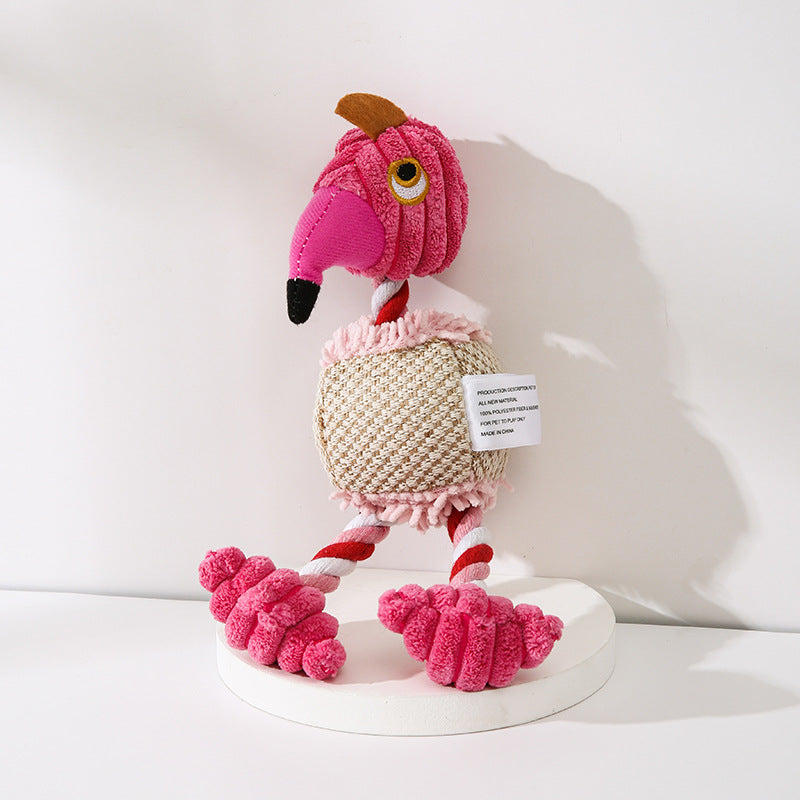 Corduroy Donkey Squeaky Dog Toy for Puppies and Small Dogs