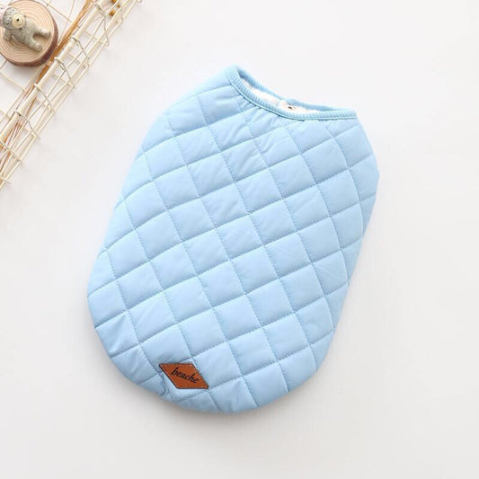 Warm Dog Vest with Cotton Padding for Cold Weather Walks