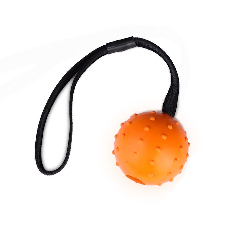Bite Resistant Rubber Dog Chew Ball for Training and Fetch