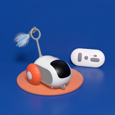 Remote Control Cat Toy Car, Self-Moving and USB Rechargeable