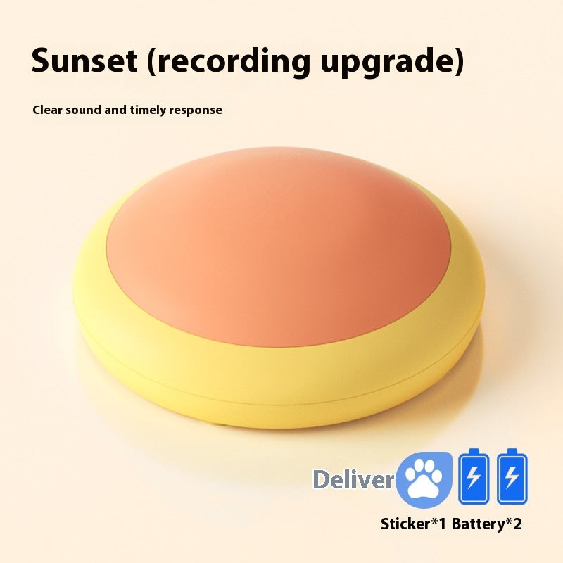 Recordable Pet Communication Button for Dogs and Cats