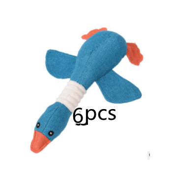 Plush Squeaky Dog Toy with Built-In Sound for Puzzle Play