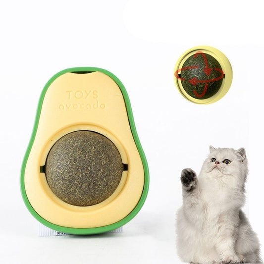 Avocado Catnip Cat Toy for Teeth Cleaning and Solo Play