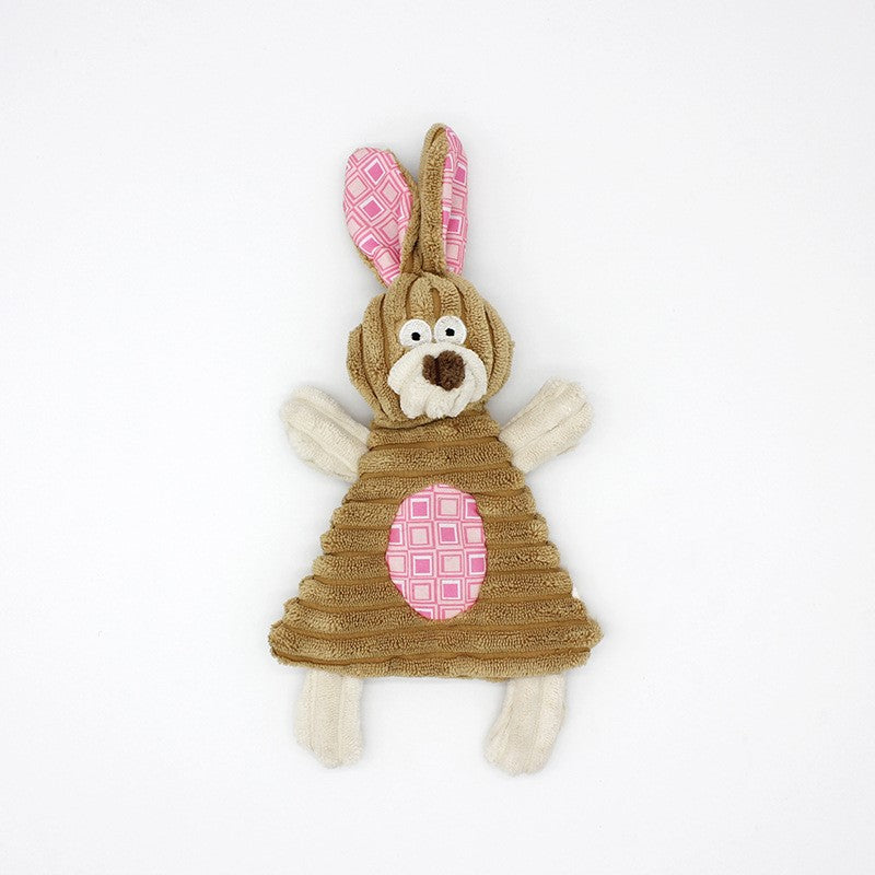 Corduroy Donkey Squeaky Dog Toy for Puppies and Small Dogs