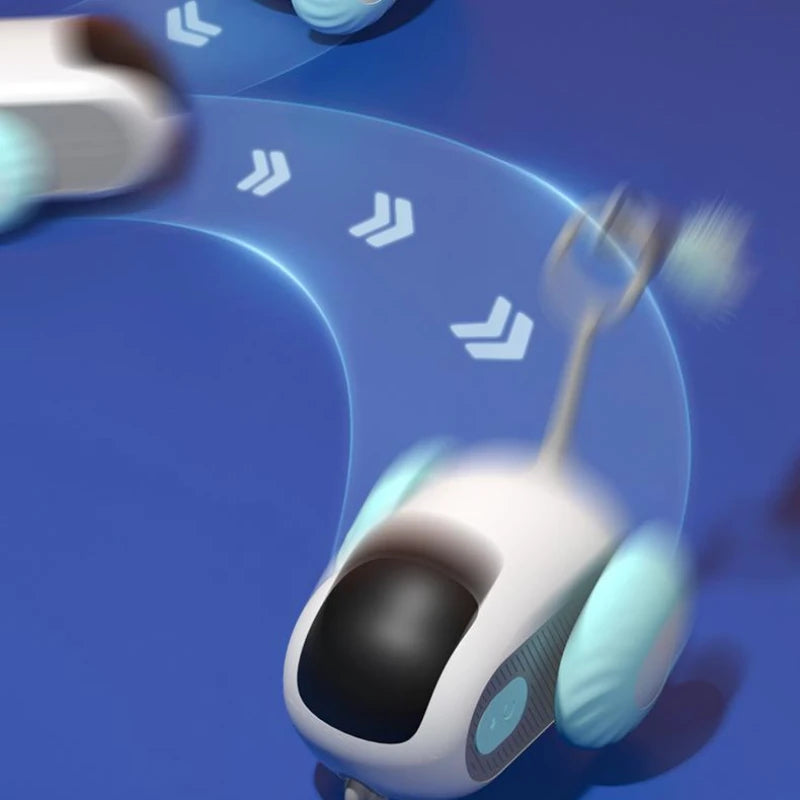 Remote Control Cat Toy Car, Self-Moving and USB Rechargeable
