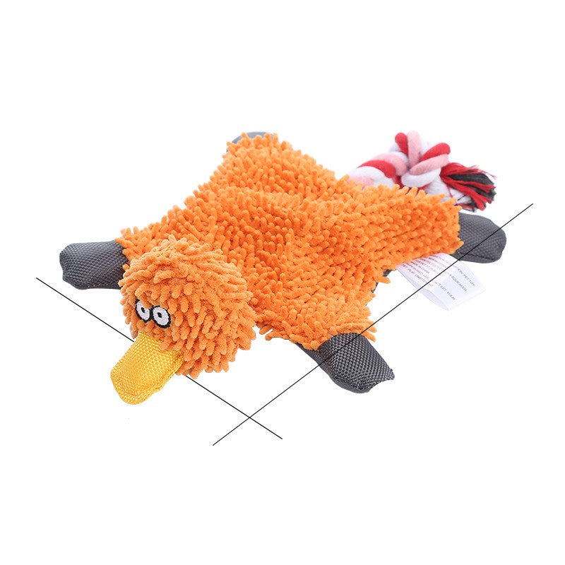 Corduroy Donkey Squeaky Dog Toy for Puppies and Small Dogs