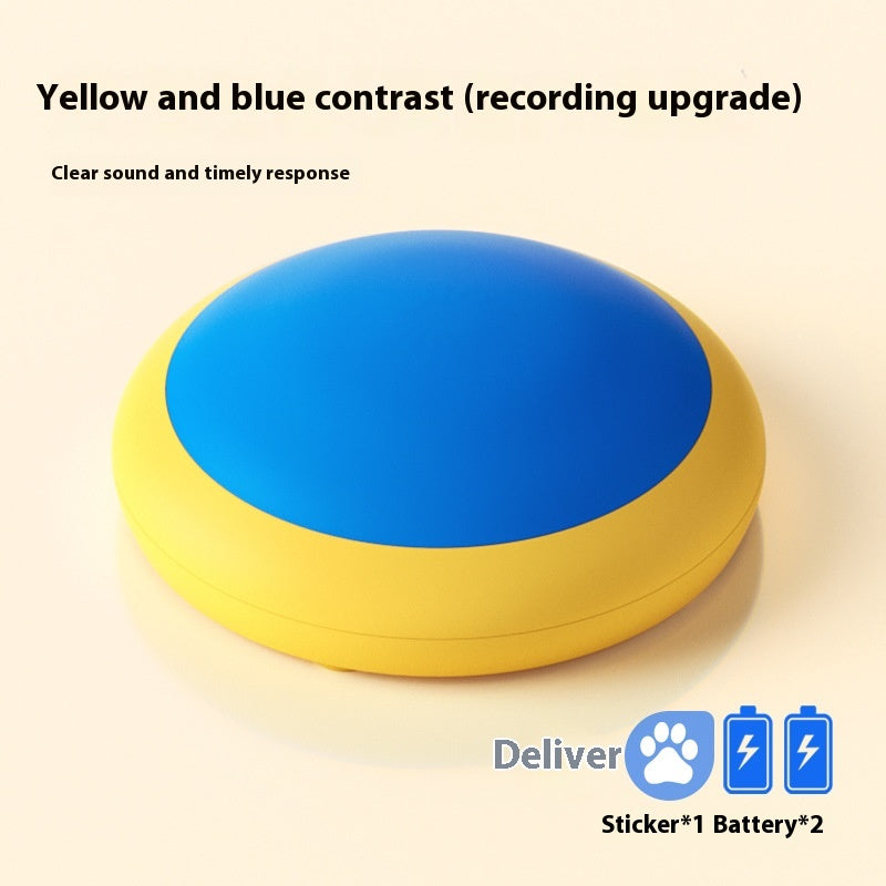 Recordable Pet Communication Button for Dogs and Cats