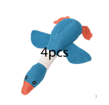 Plush Squeaky Dog Toy with Built-In Sound for Puzzle Play
