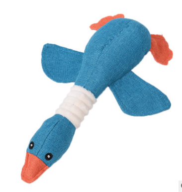 Plush Squeaky Dog Toy with Built-In Sound for Puzzle Play