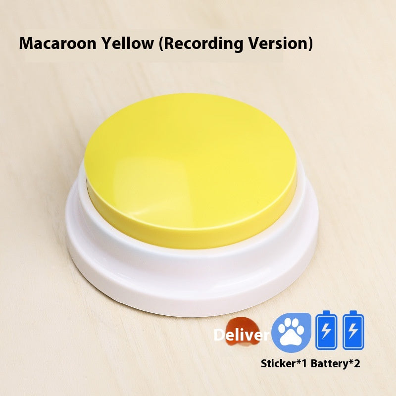 Recordable Pet Communication Button for Dogs and Cats