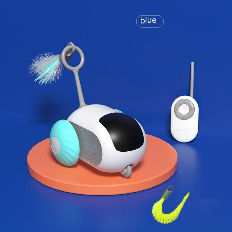 Remote Control Cat Toy Car, Self-Moving and USB Rechargeable