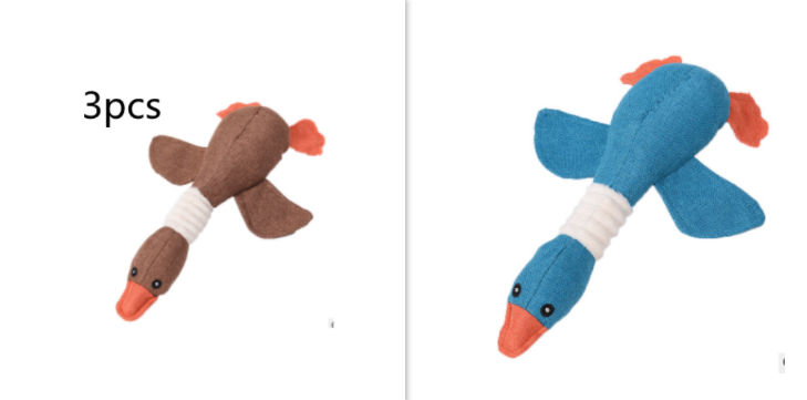 Plush Squeaky Dog Toy with Built-In Sound for Puzzle Play