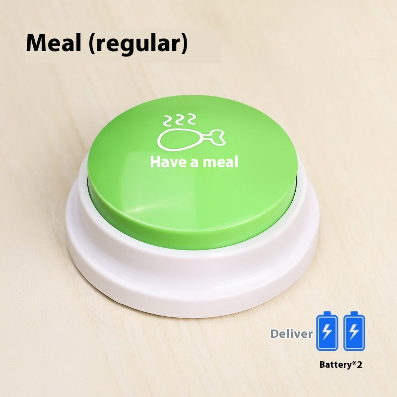 Recordable Pet Communication Button for Dogs and Cats