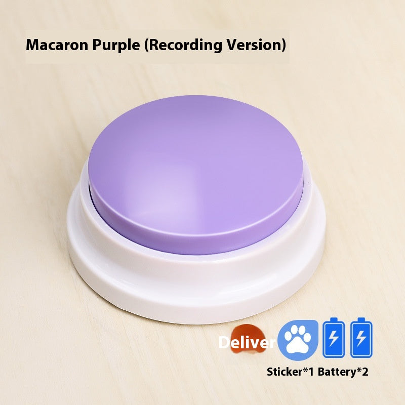 Recordable Pet Communication Button for Dogs and Cats