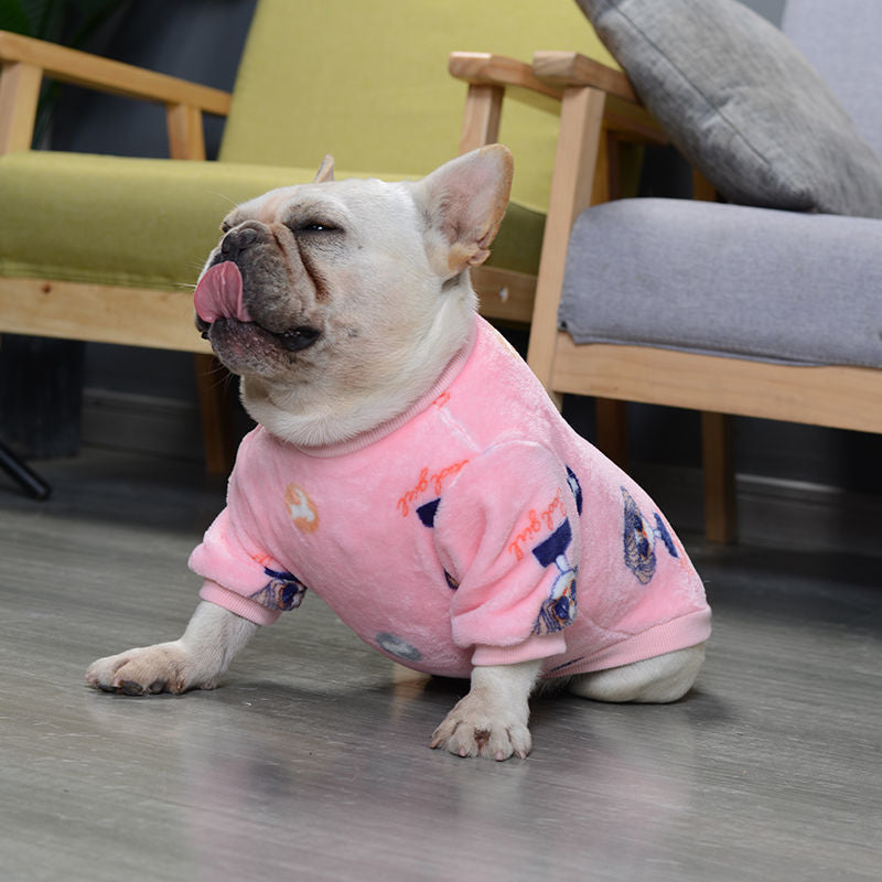 Plush Pet Pajamas, Soft Cozy Onesie for Cats and Small Dogs