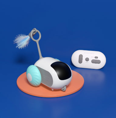 Remote Control Cat Toy Car, Self-Moving and USB Rechargeable