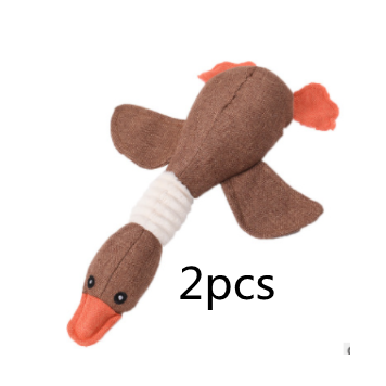 Plush Squeaky Dog Toy with Built-In Sound for Puzzle Play