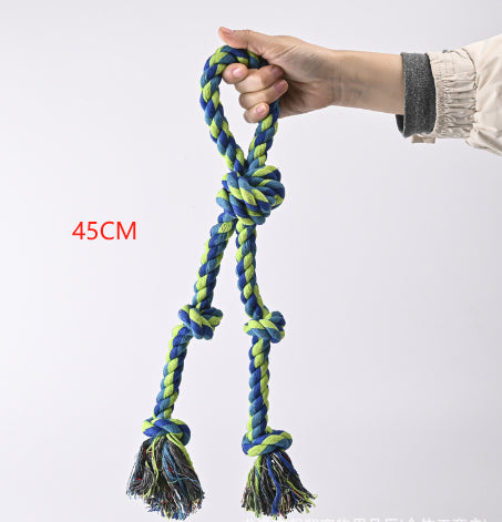 Heavy-Duty Rope Knot Dog Toy for Large Breeds, Dental Chew and Tug