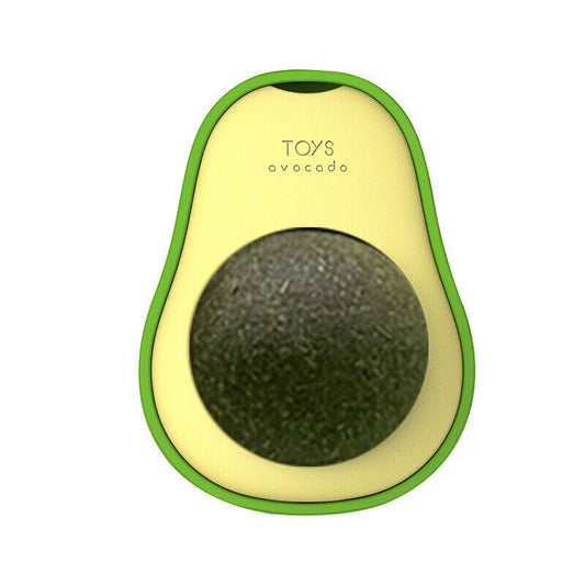 Avocado Catnip Cat Toy for Teeth Cleaning and Solo Play