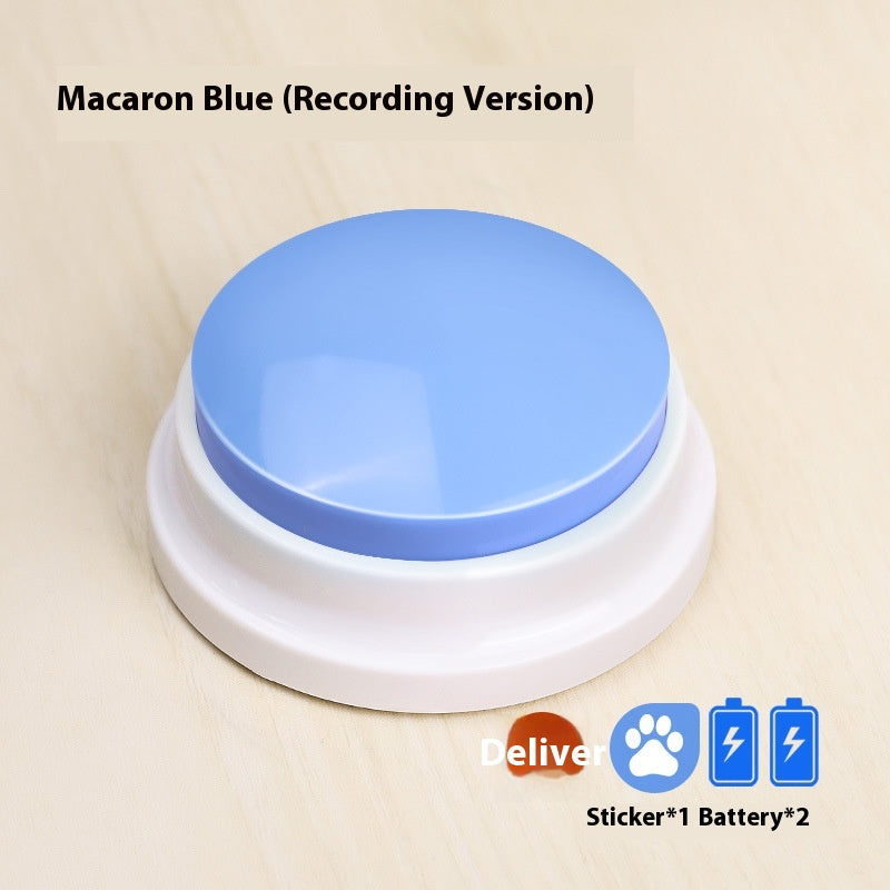 Recordable Pet Communication Button for Dogs and Cats