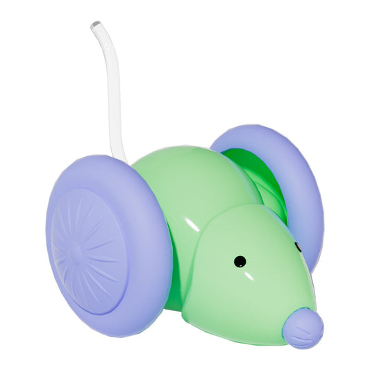 Electric Mouse Car Interactive Cat Toy with Obstacle Avoidance